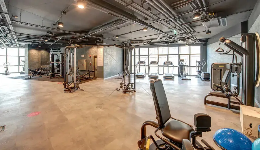 Gym area